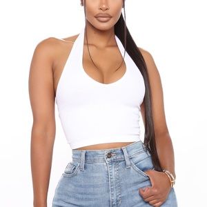 Fashion Nova Haley Halter Crop top